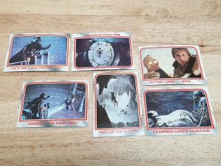 Vintage Empire Strikes Back Star Wars Trading Cards, VG