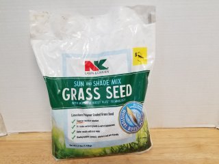 New grass seed 2.5 lbs