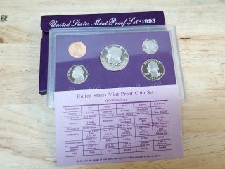 1993 US Mint Proof Coin Set
