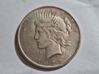 1922 Silver Peace Dollar 