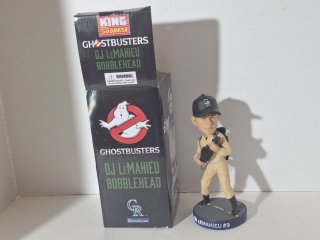 2016 Colorado Rockies DJ LeMahieu Ghostbuster bobblehead