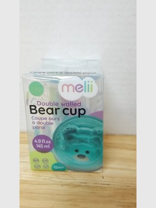 New Double Walled Bear Sippy Cup
