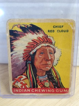Chief Red Cloud Gum Card, 3 in