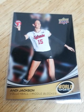 Andi Jackson Volleyball Trading Card