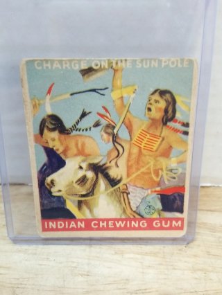 Vintage Indian Chewing Gum Card