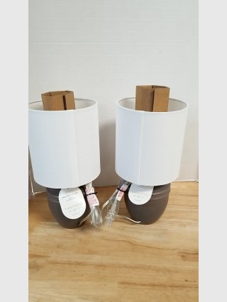 Pair of Threshold Mini Table Lamps