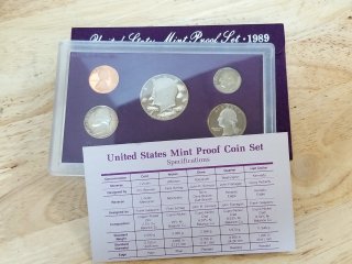 1989 US Mint Proof Coin Set
