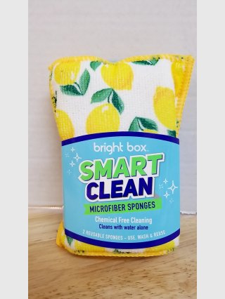 Bright Box Lemon Microfiber Sponges