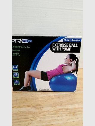 New exercise ball and pump