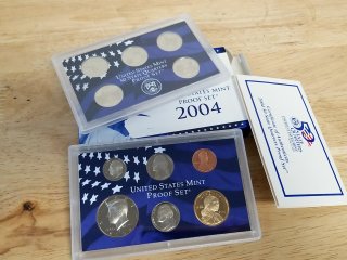 2004 US Mint Proof Set Coins