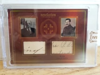 Lenin Stalin Dual Relic Card, RARE 27/99