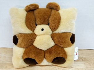 Brown Bear Pillow, Like new, 12 in