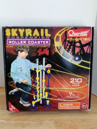 New Quercetti Skyrail Roller Coaster Box, Complete,  never been used