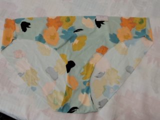 Floral Print Women's Underwear, XL