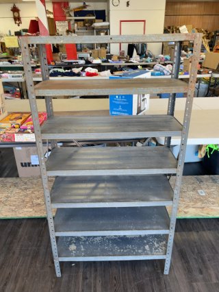 Metal Shelving Unit, 30x12x58