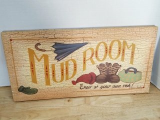 Mud Room Sign, 20 in