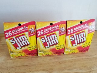 New Three Slim Jim Snack Boxes
