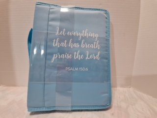 Light Blue Bible Cover