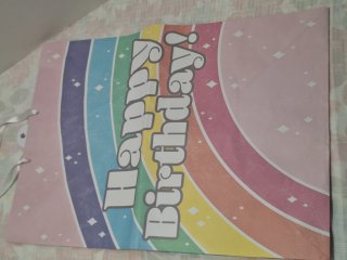 Happy Birthday gift bag,  17 x 12 x 24 inch
