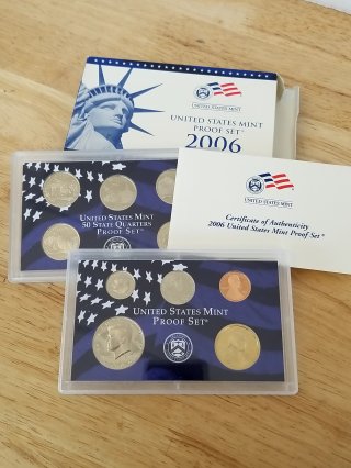 2006 US Mint Proof Set Coins