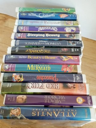 Disney VHS Tape Collection