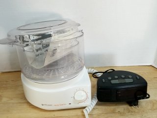 Handy steamer, alarm clock,  working