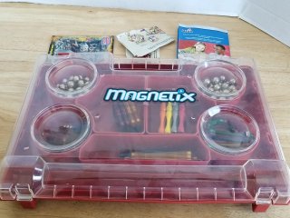 Magnetix magnetic building set, Appears to be complete