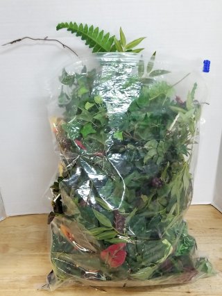 Bag of Artificial Greenery