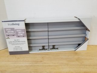 Letter boards with hooks