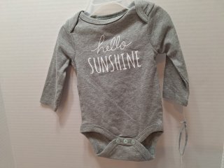 Baby size 0-3 months onsie
