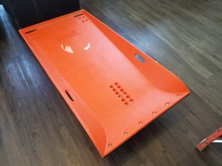 Snowmaster snow scoop, approx 56 by 28 inch 