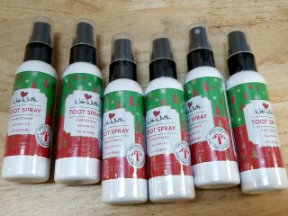 New Christmas Toot Spray Bottles