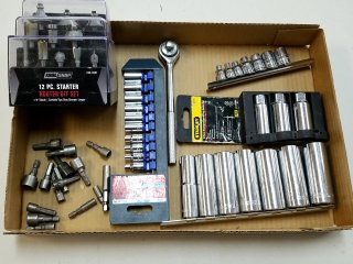 Tool Set with Sockets and Bits