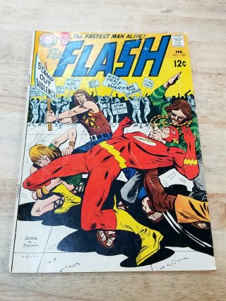 Vintage The Flash 12 Cent Comic Book, good cond