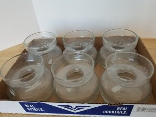 New glass decor, each approx 5 by 4 inch 