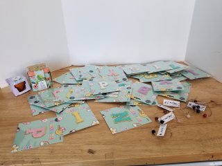 Sticker patches, earring wire, grow kits