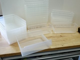 New Plastic Storage Bins