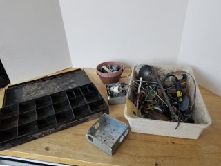SMALL parts organizer and miscellaneous 