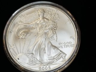 2005 American Eagle silver dollar 