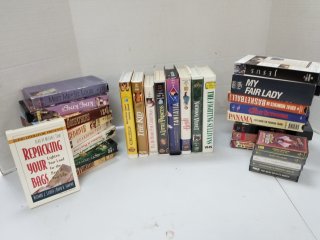 Audio cassettes  VHS tapes 