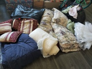 BLANKETS, pillows, bedding, other 