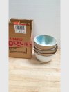 Item #134 — Set of 4 Glazed Ceramic Bowls, 25 oz