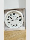 Item #649 — Mainstays White Wall Clock 8.75\"
