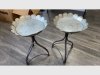 Item #17 — 2 metal trays, 16 in diameter