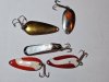 Item #89 — Five vintage fishing lures