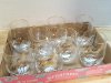 Item #380 — New Gold Rim Wine Glasses
