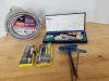 Item #220 — Clad cable, soldering tool, othet