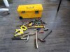 Item #168 — ROLLING toolbox with tools, 24 by 11 by 10 inch
