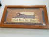 Item #267 — Framed \"God Bless This Home\" Print, 24 in