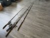 Item #76 — Fishing poles, longest approx 8 foot